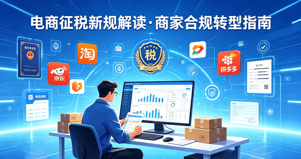电商征税新规解读_商家合规转型指南