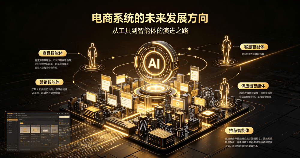 电商系统的未来发展方向：从工具到智能体的演进之路
