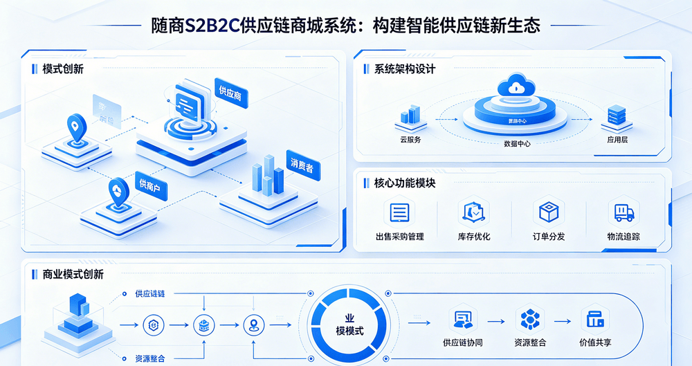 随商S2B2C供应链商城系统_智能供应链管理