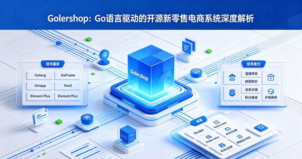 Golershop：Go语言驱动的开源新零售电商系统深度解析